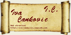 Iva Čanković vizit kartica